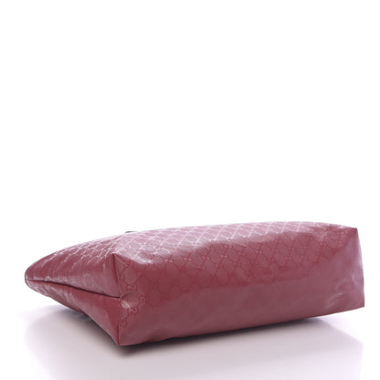 Gucci Imprime Monogram Large Zippered Shopping Tote Rose Blush 4 of 11