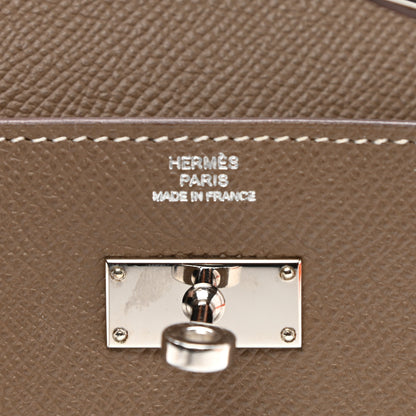 Hermes Epsom Kelly Longue Wallet Etoupe 6 of 8