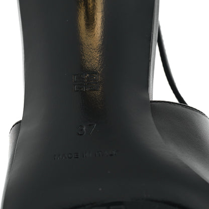 Givenchy Calfskin G Cube 50mm Slingback Pumps 37 Black 7 of 9