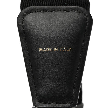 Fendi Jacquard Ribbon Vitello King FF Bi-Color Intreccio Adjustable Strap You Black 4 of 5