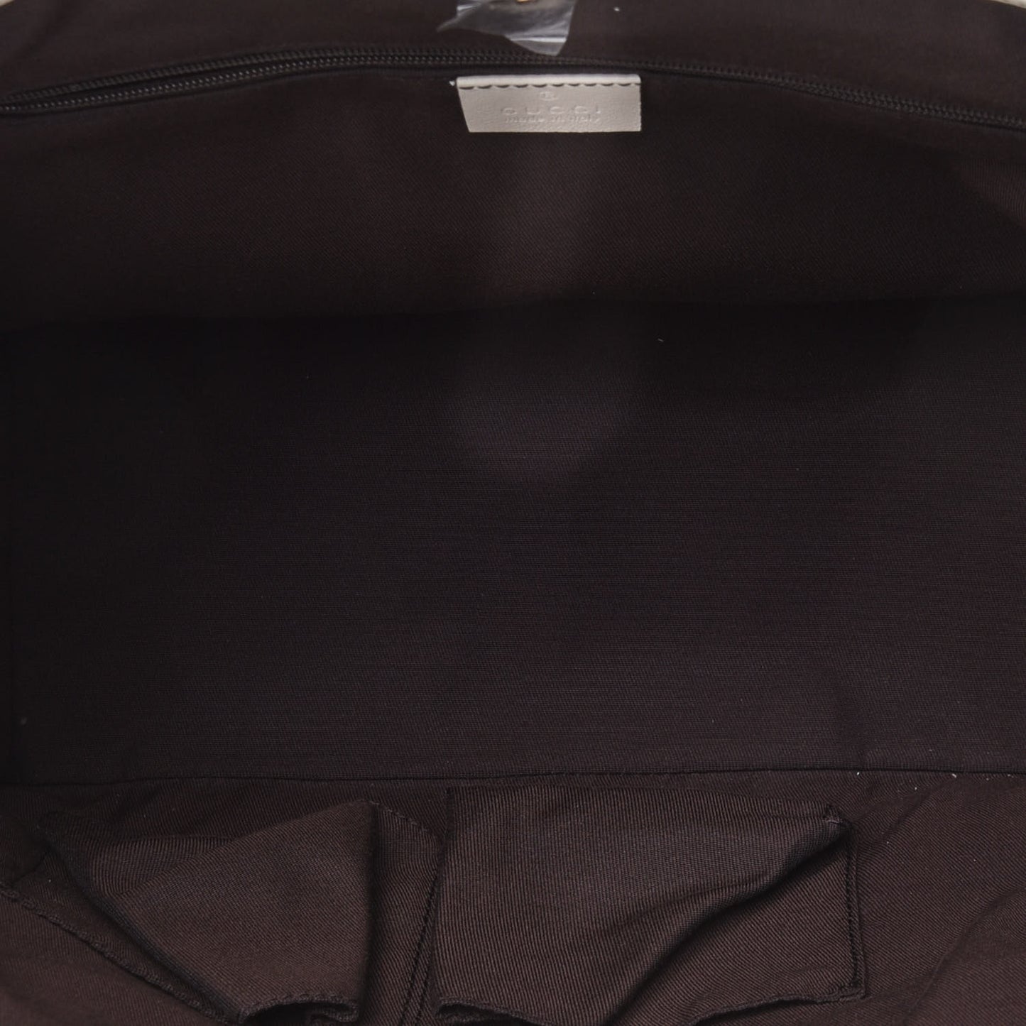 Monogram Medium New Britt Tote Off White