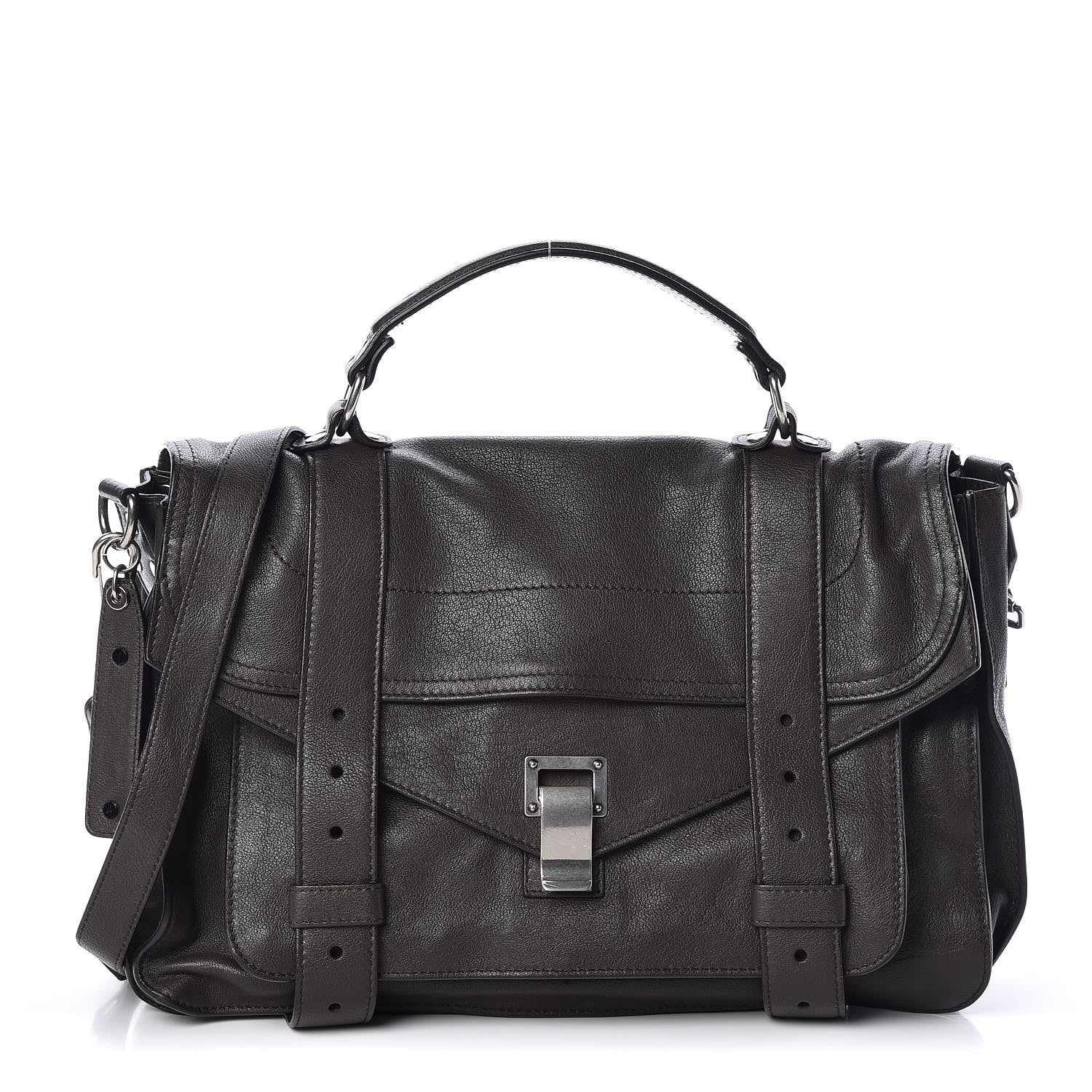 Proenza Schouler Lambskin Medium PS1 Satchel Pepe 1 of 8
