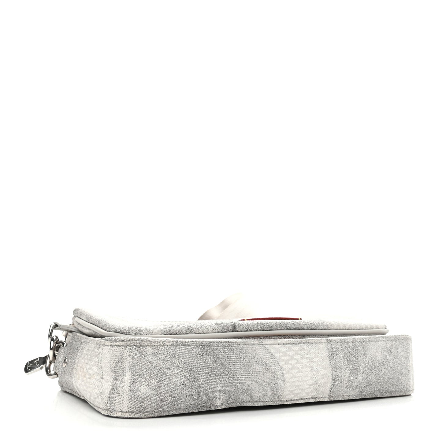 Damier Salt Trio Messenger Stone Grey