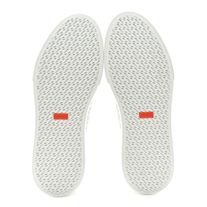 Hermes Perforated Calfskin Mens Clap High Top Sneakers 45 White 5 of 9
