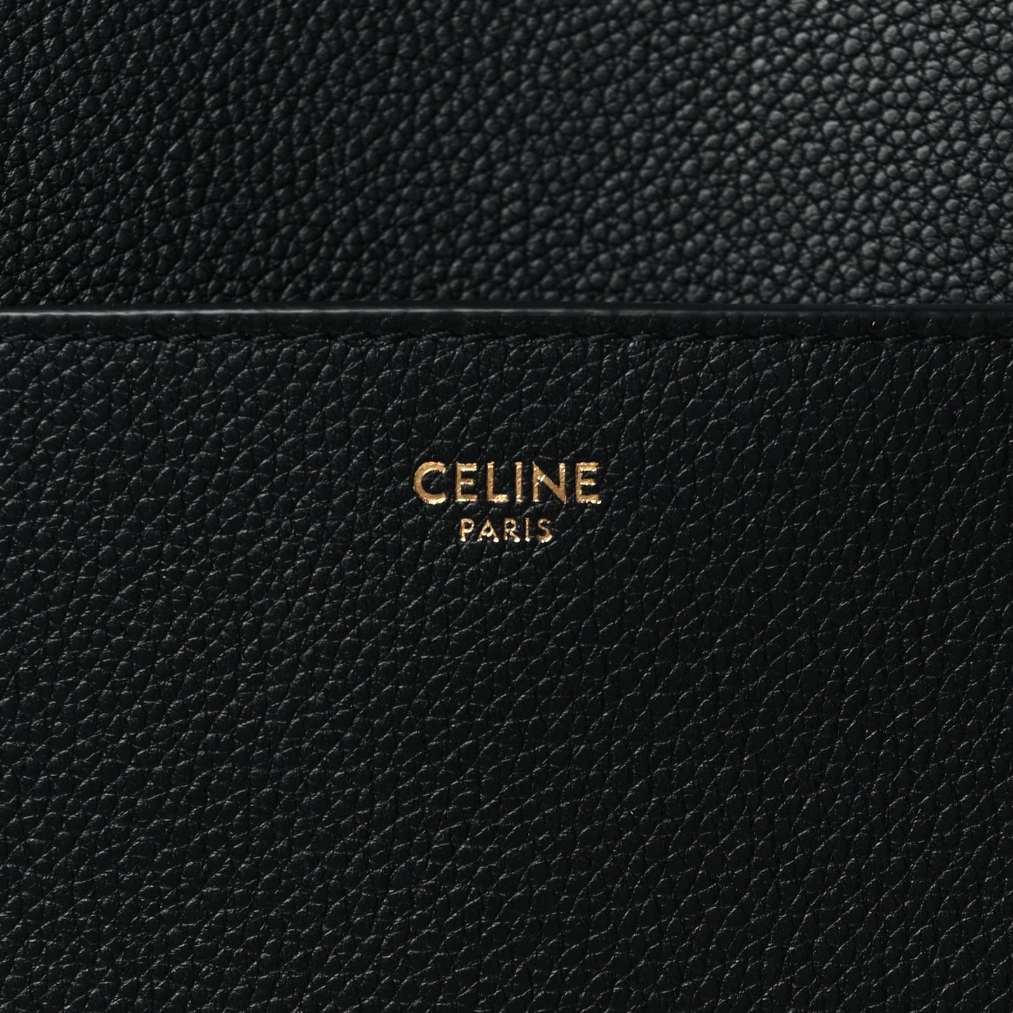 Soft Grained Calfskin Sangle Bucket Bag Black