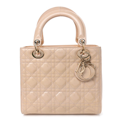 Christian Dior Patent Cannage Medium Lady Dior Light Pink 1 of 4