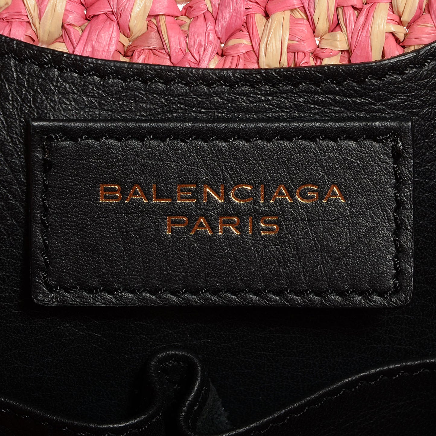 Panier Basket Tote Pink Natural