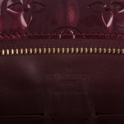 Louis Vuitton Vernis Pershing Square Clutch GM Rouge Fauviste 6 of 6