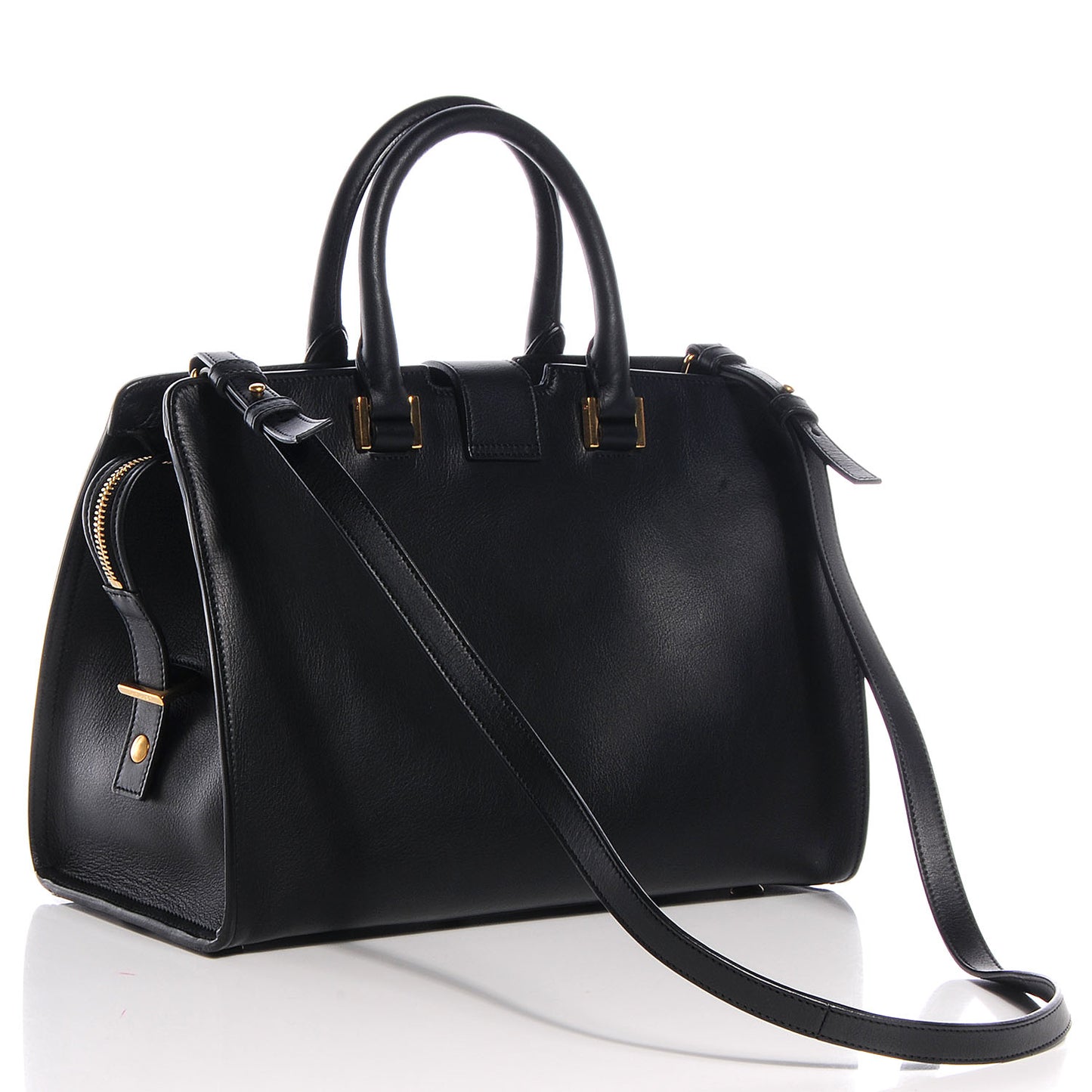 Calfskin Small Classic Y Cabas Black