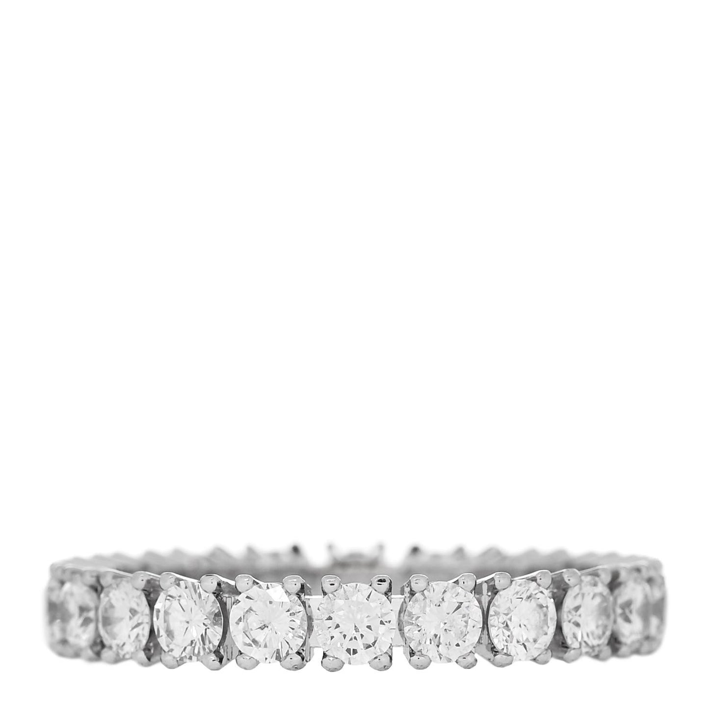 Platinum Diamond 1.56ct Eternity Ring 53 6.5