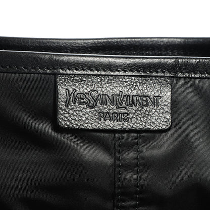 Saint Laurent Satin Tanger Tote Black 10 of 10