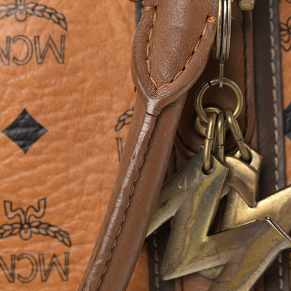 MCM Visetos Satchel Cognac 16 of 20