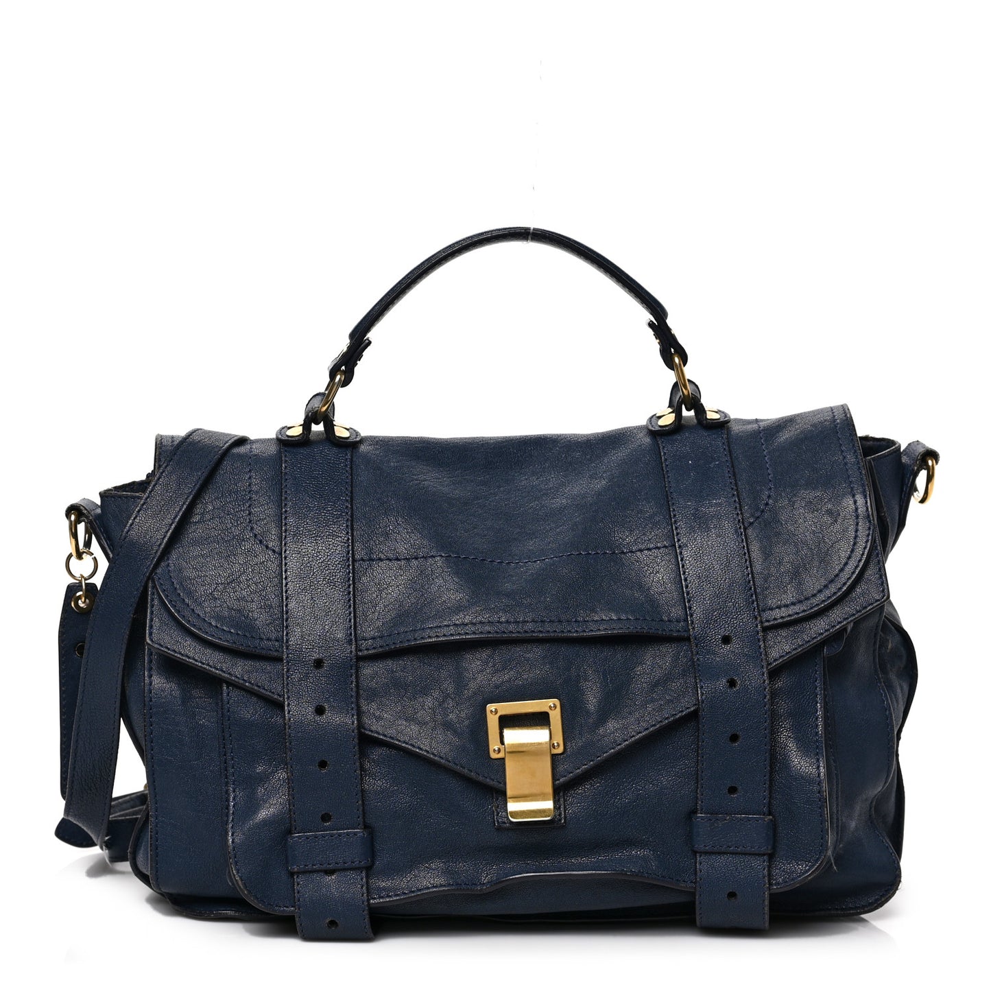 Lambskin Medium PS1 Satchel Midnight