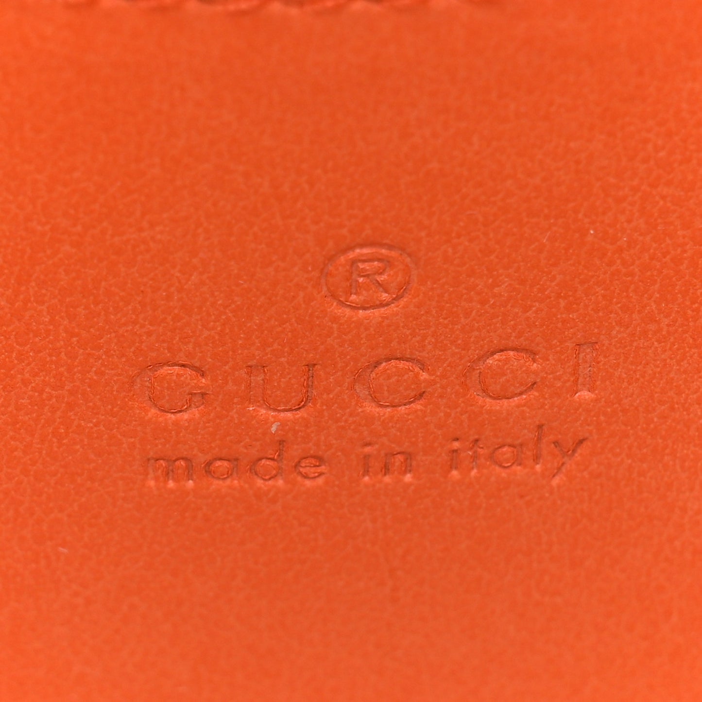 Calfskin GG Matelasse Mini Top Handle Bag Deep Orange