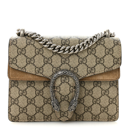 Gucci GG Supreme Monogram Mini Dionysus Shoulder Bag Taupe 1 of 11
