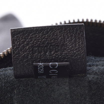Gucci Pebbled Calfskin Large Logo Portfolio Clutch Black 9 of 9