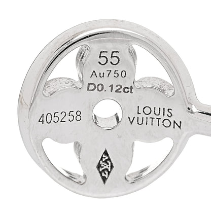 Louis Vuitton 18K Yellow Pink White Gold Diamond Idylle Blossom Ring 3 Set 55 7.25 4 of 5