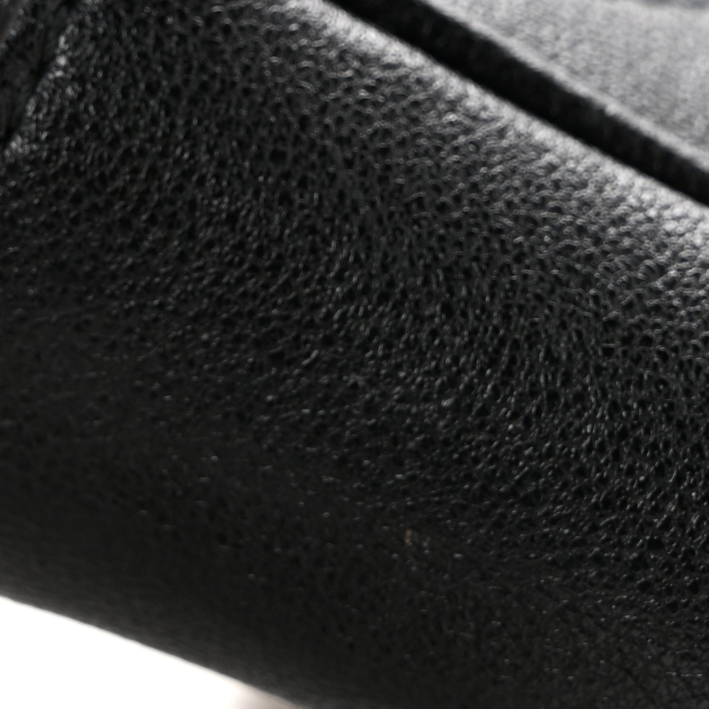 Sakai Be Green Calfskin Diagonal Stitched Mini Blondie Vertical Shoulder Bag Black