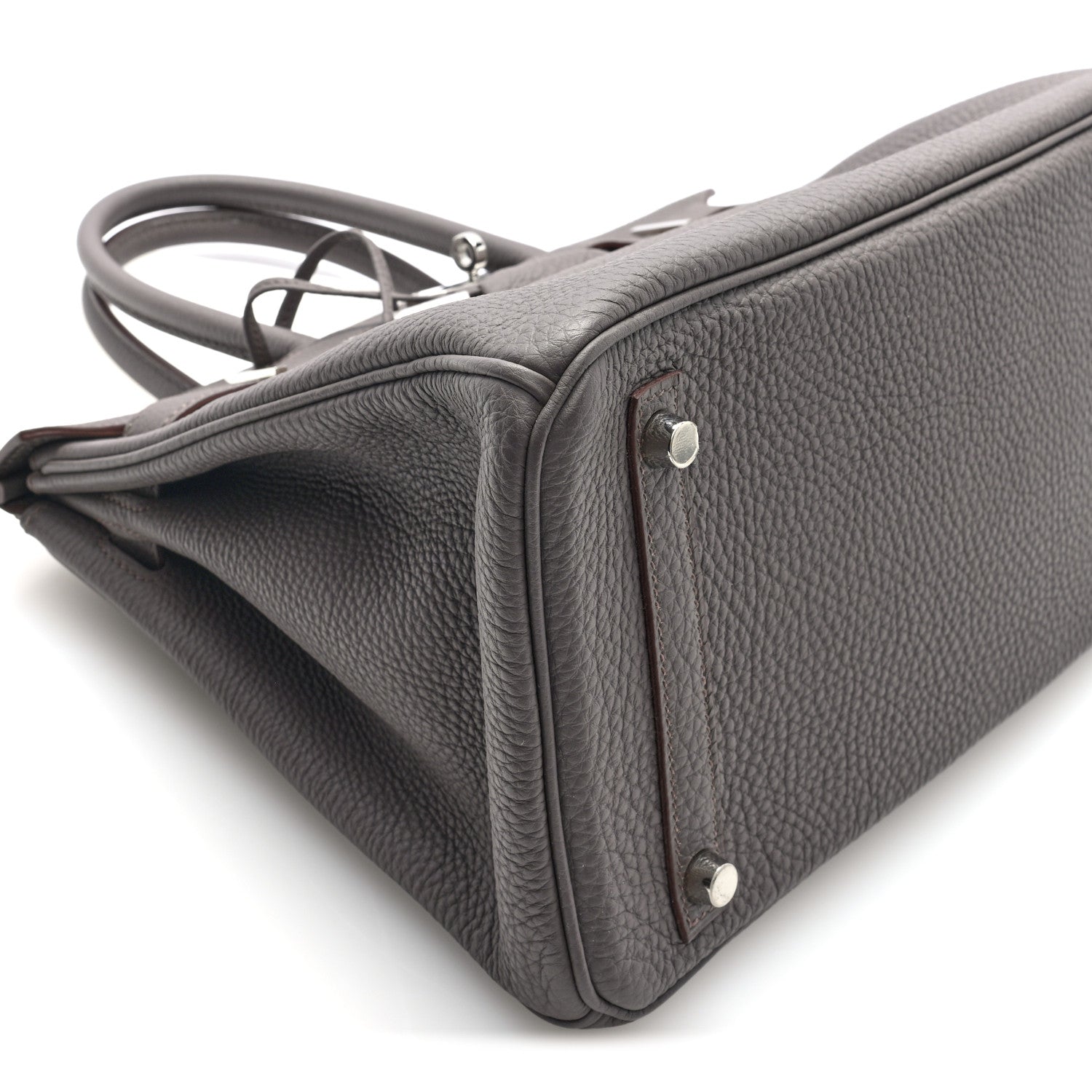 Hermes Togo Birkin 30 Etain 9 of 10