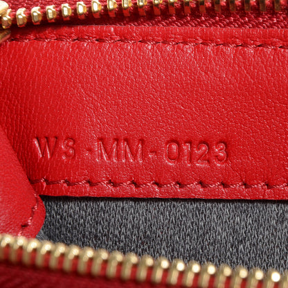 Celine Lambskin Large Trio Crossbody Bag Vermillion 7 of 7