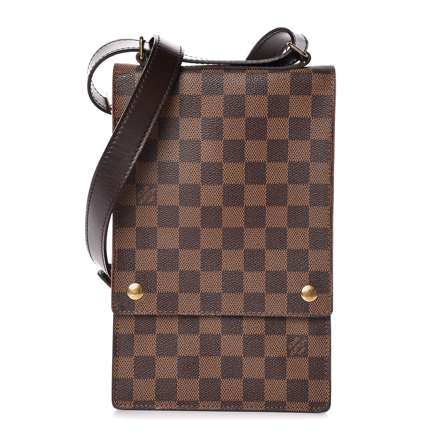 Damier Ebene Portobello Travel Shoulder Bag