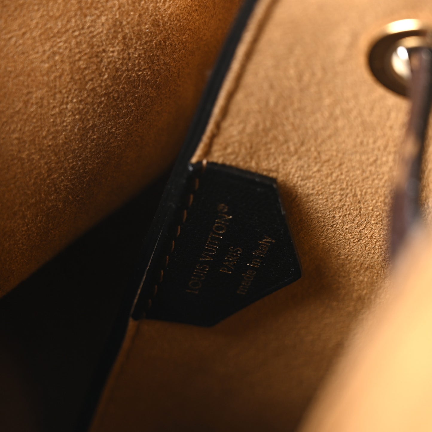 Calfskin Monogram LV Bloom PM Black