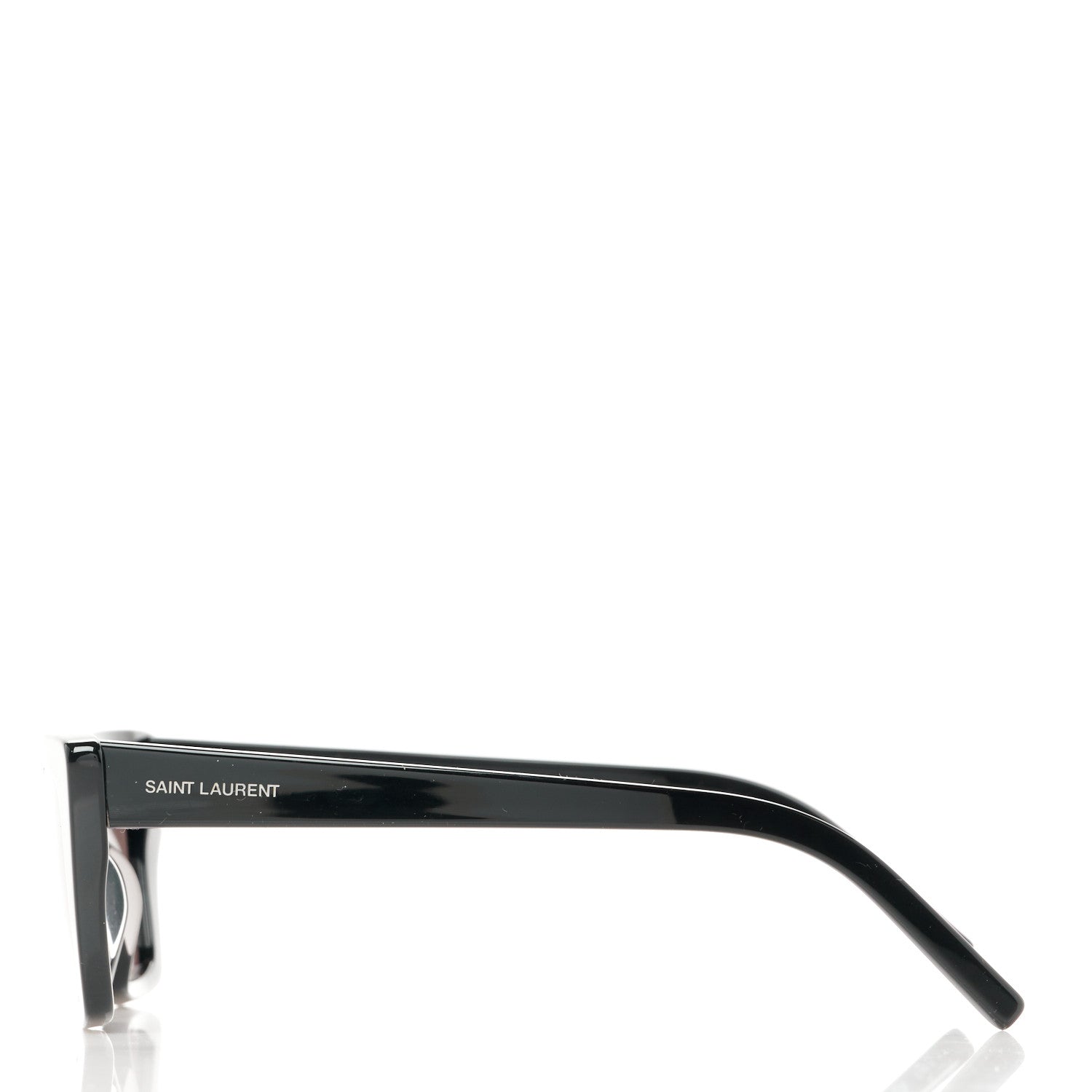 Saint Laurent Acetate Mica Cat Eye Sunglasses SL 276 Black 3 of 8