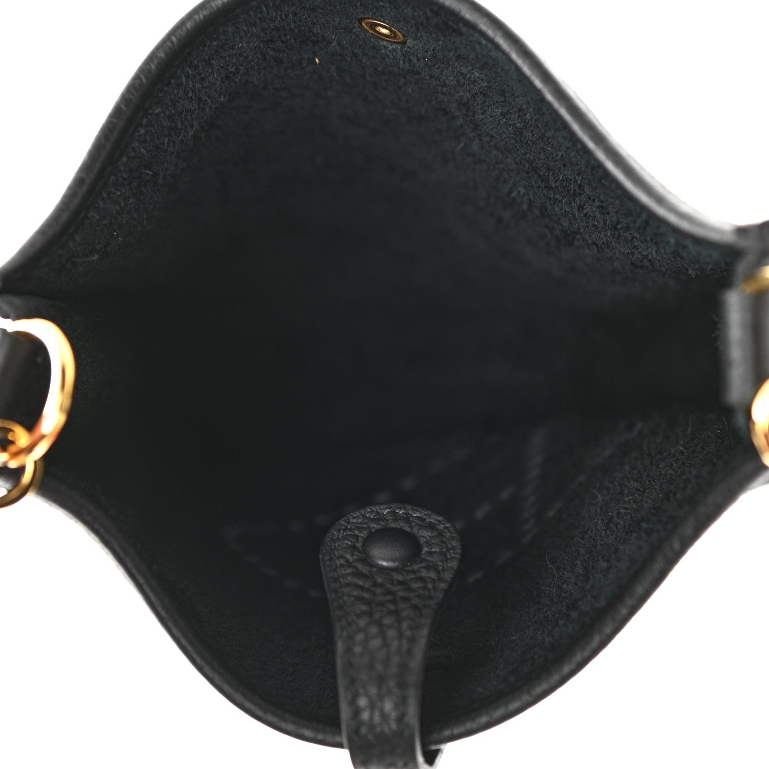 Hermes Taurillon Clemence Evelyne TPM Black 5 of 10