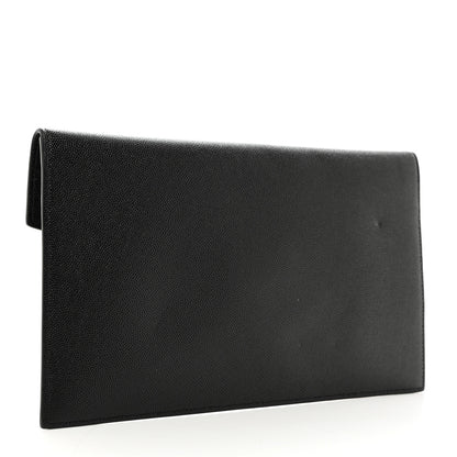 Saint Laurent Grain De Poudre Uptown Pouch Black 3 of 8