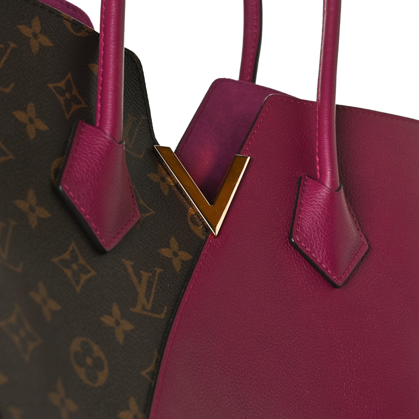 Calfskin Monogram Kimono Tote Grape