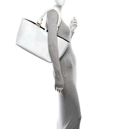 Chloe Calfskin Small Marcie Tote White 2 of 14