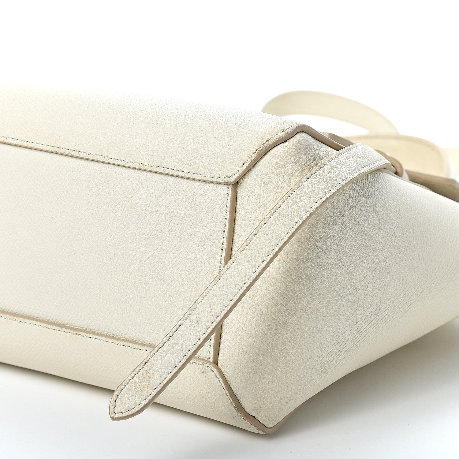 Celine Grained Calfskin Micro Belt Bag White 13 of 13