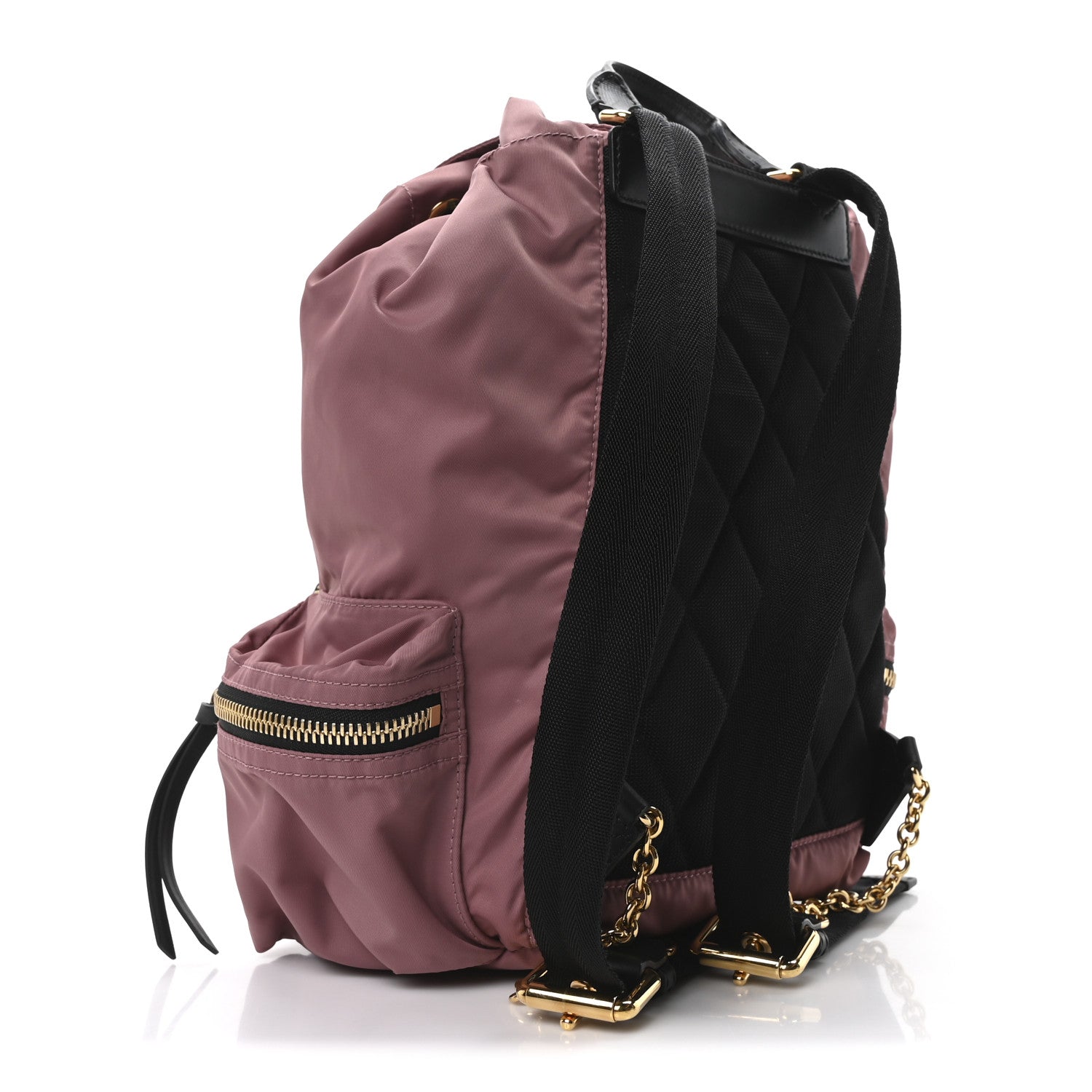 Burberry Nylon Medium Rucksack Backpack Mauve Pink 3 of 10