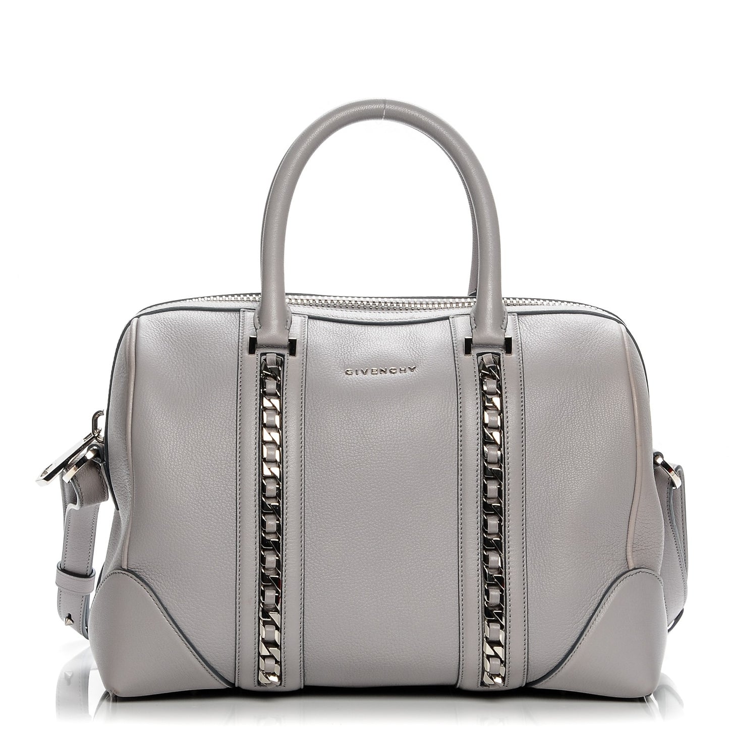 Sugar Goatskin Medium Chain Animation Lucrezia Grey