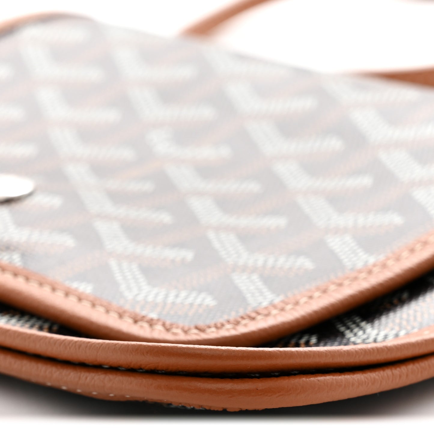 Goyardine Plumet Wallet Clutch Black Gold