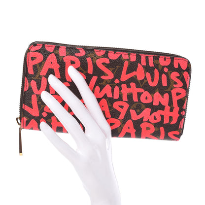 Louis Vuitton Monogram Graffiti Zippy Wallet Fuchsia 2 of 8