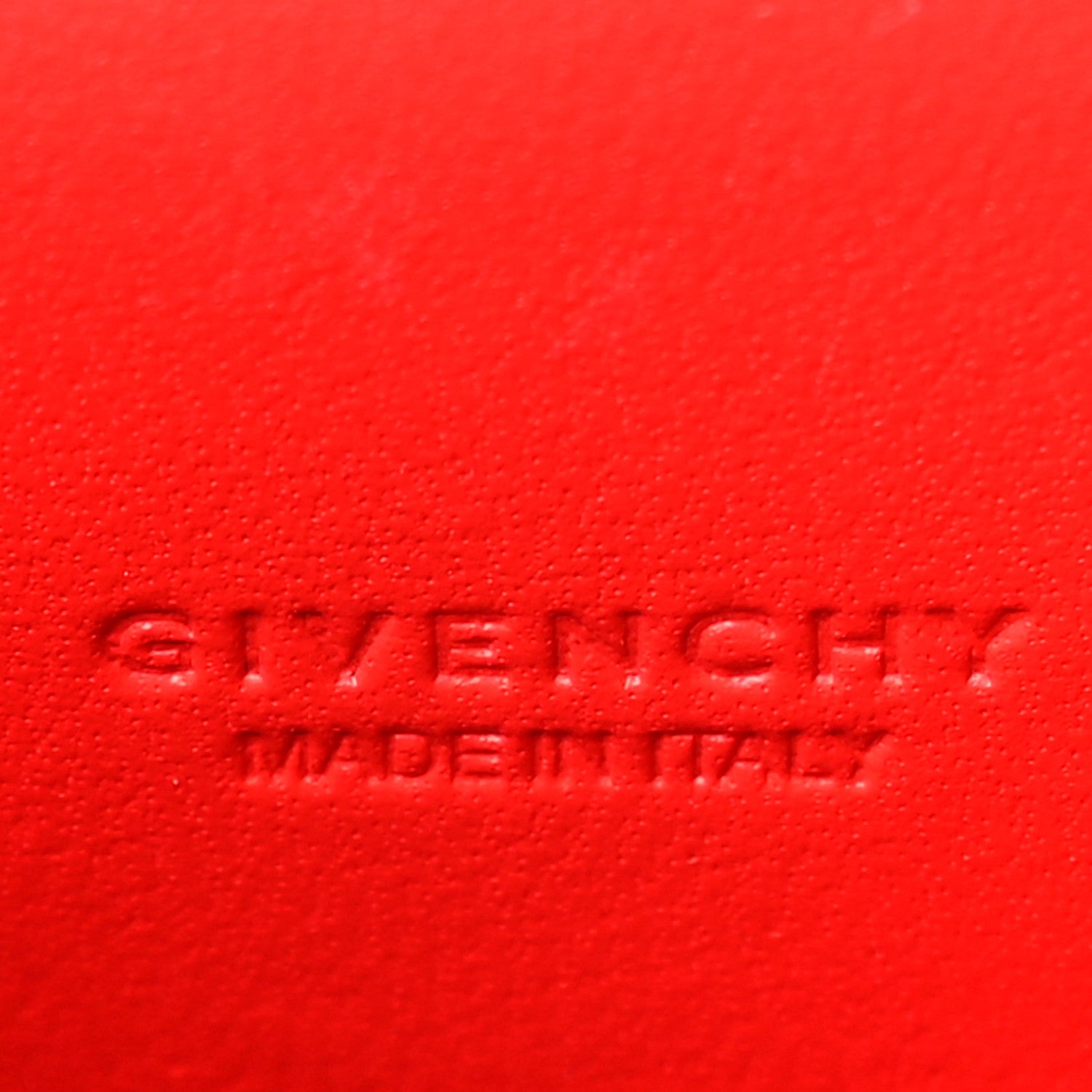 Givenchy Calfskin Crocodile Embossed Mini Phone Crossbody Bag Red 5 of 7