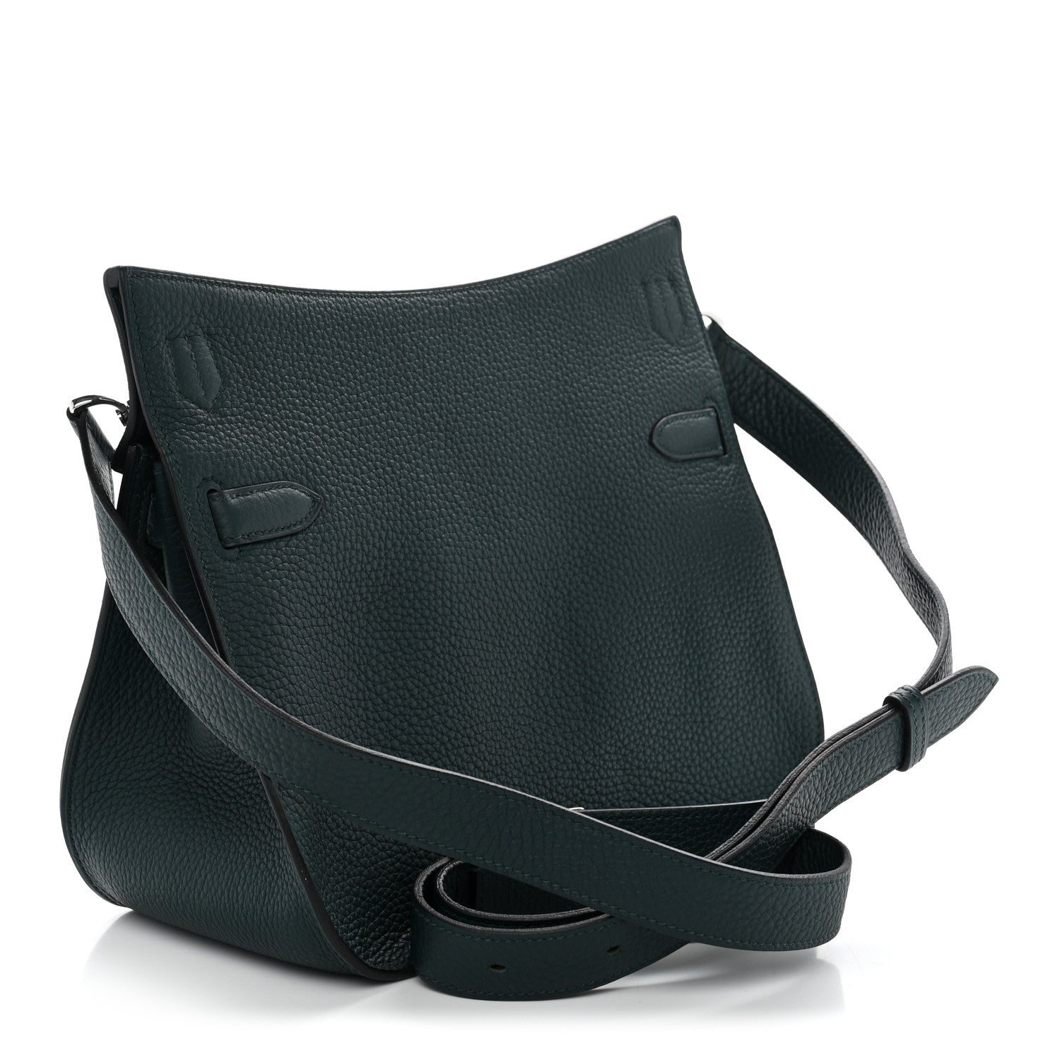 Hermes Taurillon Clemence Jypsiere 28 Vert Cypress 3 of 10