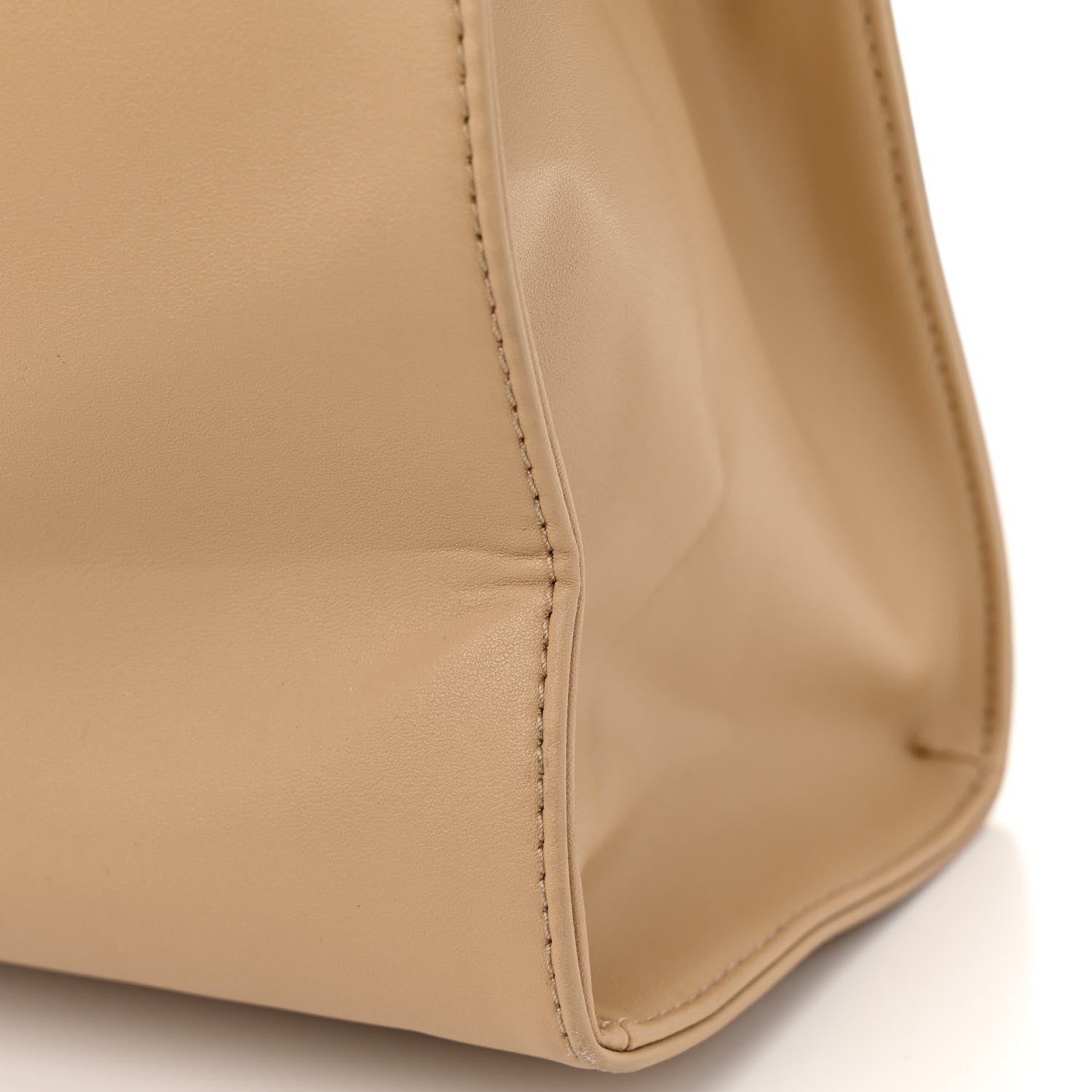 Telfar Vegan Leather Medium Shopping Bag Cream 15 of 15