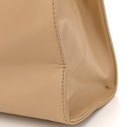 Telfar Vegan Leather Medium Shopping Bag Cream 15 of 15