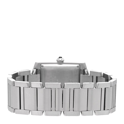 Cartier Stainless Steel 28mm Tank Francaise Automatic Watch 3 of 5