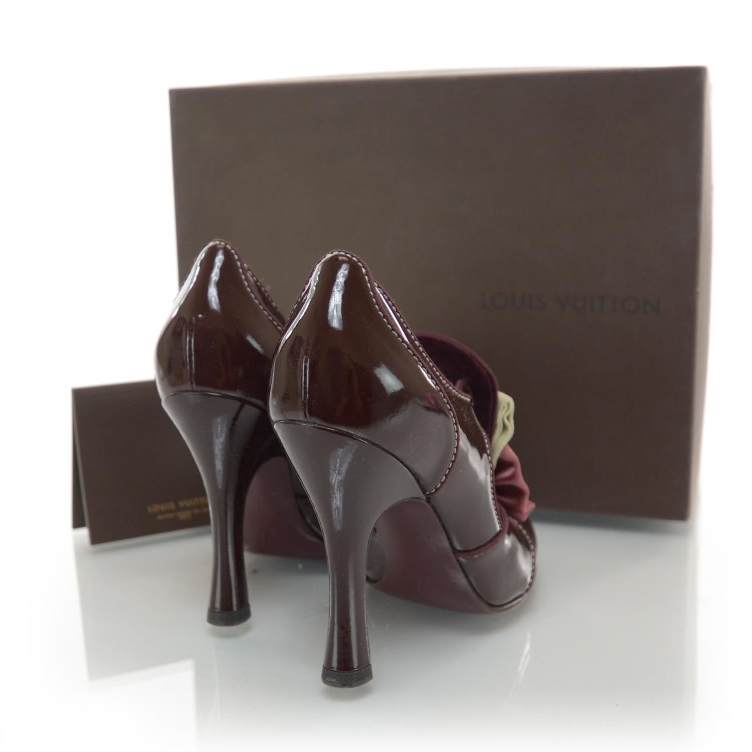 Louis Vuitton Balmoral Tassel Pumps Bordeaux 36.5 3 of 6