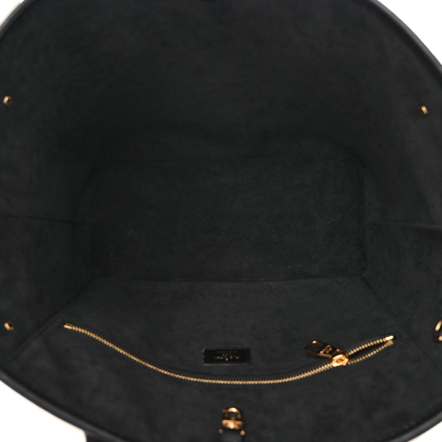 Empreinte Monogram Giant Broderies Neverfull MM Cream Black
