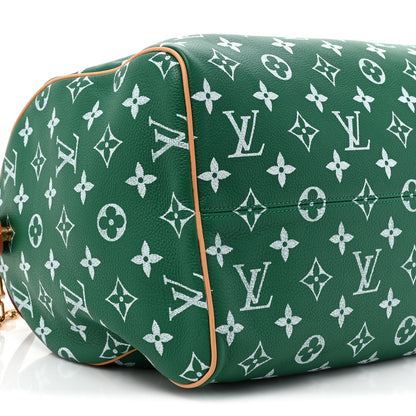 Louis Vuitton Calfskin Monogram Speedy P9 Bandouliere 40 Green 12 of 14