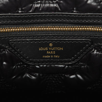 Louis Vuitton Monogram Nylon Desire Lockit Vertical MM Black 6 of 7