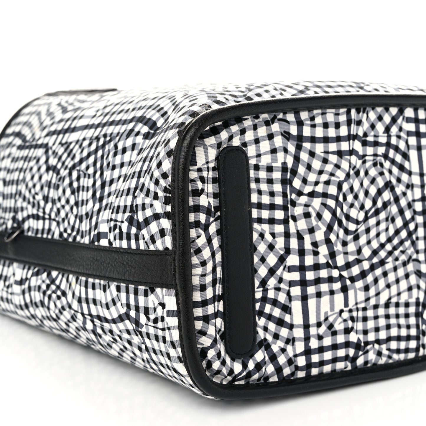 Grained Calfskin Visetos Medium Liz Reversible Shopper Tote Black