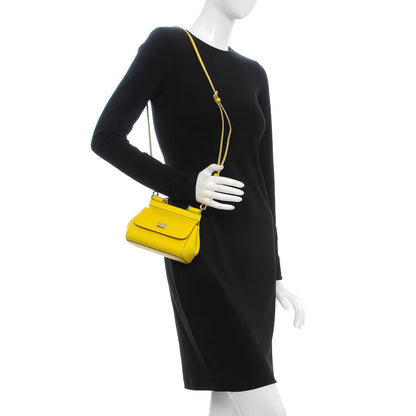 Dolce & Gabbana Dauphine Mini Miss Sicily Satchel Yellow 2 of 6