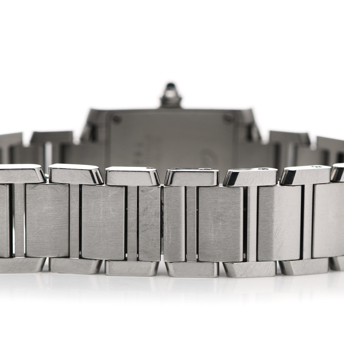 Stainless Steel 20mm Tank Francaise Quartz Watch