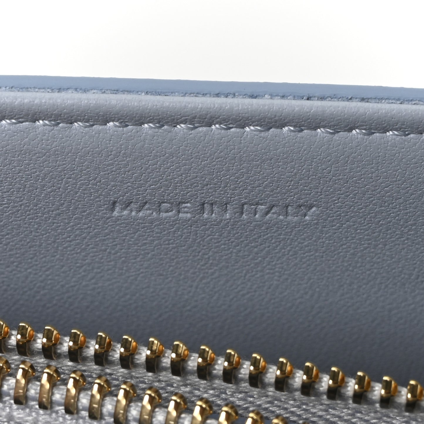 Satinated Calfskin Mini 16 Top Handle Bag Pale Blue