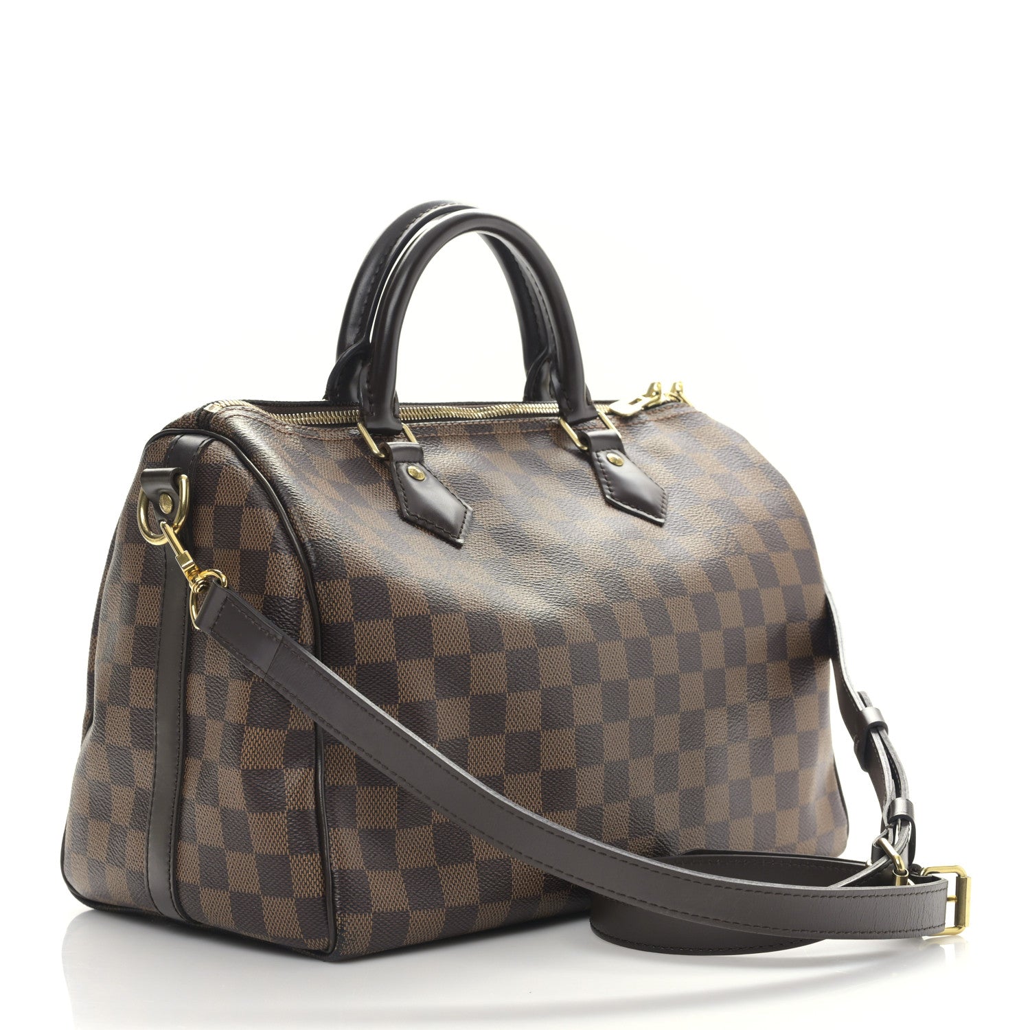 Louis Vuitton Damier Ebene Speedy Bandouliere 30 3 of 9